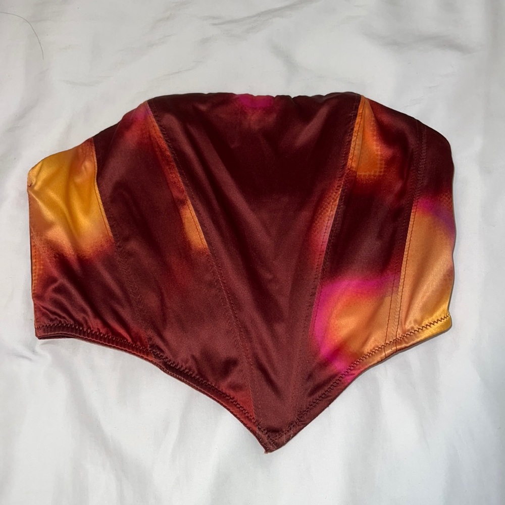 Urban outfitters corset crop top